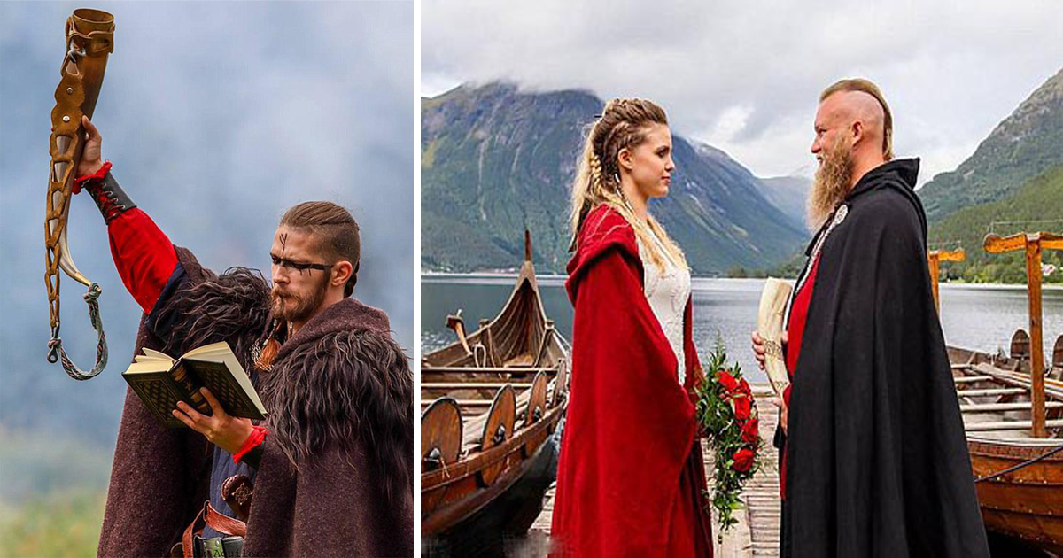 Couple Got Married In First Traditional Viking Wedding For Almost 1000 Years
