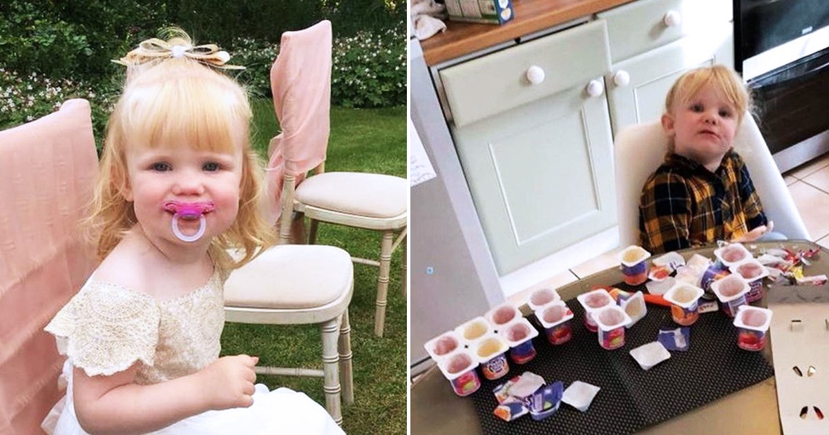 Dad Leaves Daughter, 3, For 10 Minutes And She Devours All 18 yoghurts