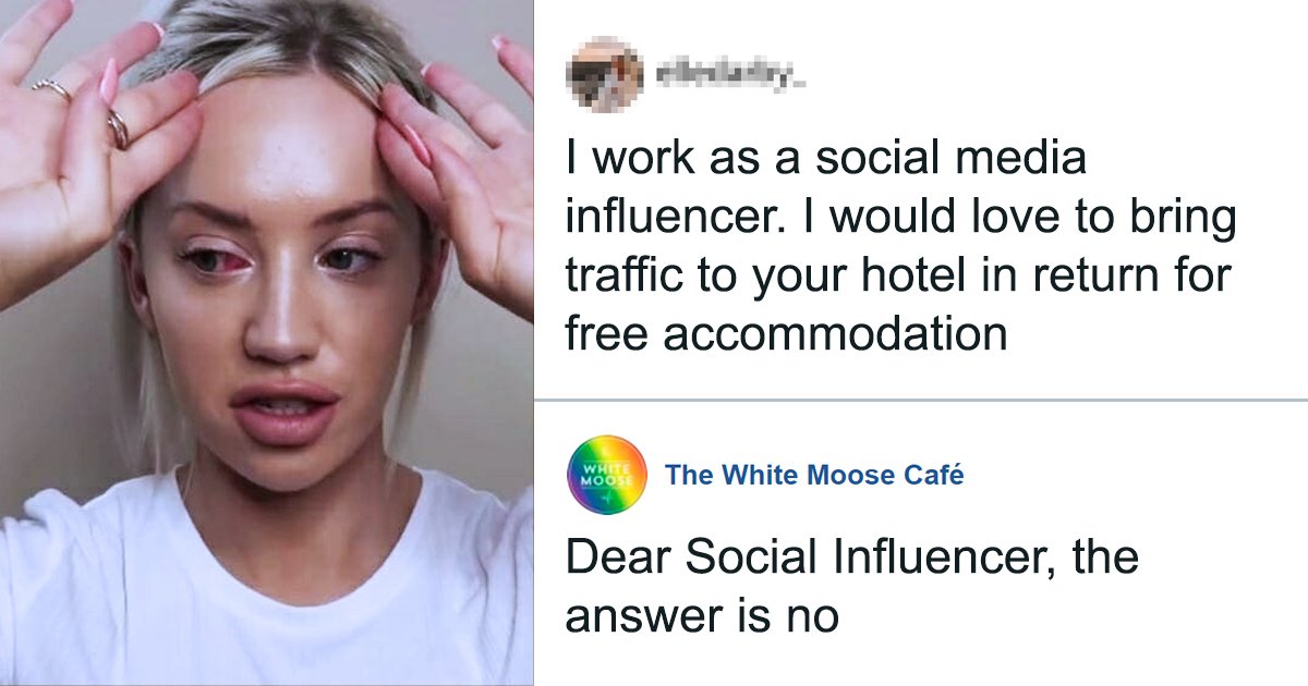 20 Influencers Got Hit Back Hard For Their ‘Exposure’ Offer For Free Things