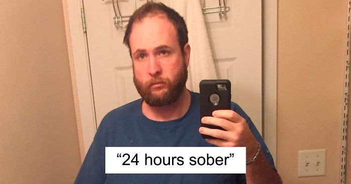Guy Stops Drinking Alcohol And Shows How Much Sobriety Changed Him In 3 Years