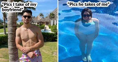 16 "Pics I Take Of My BF Vs. He Takes Of Me" That Are Consistently Hilarious