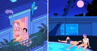 Artist Illustrates Awesome Life With Girlfriend That Everyone Wants To Live