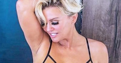 Kerry Katona Turns Up The Heat As She Shows Breast Reduction Results In Black Corset