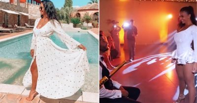 Bride Sparks Outrage After Taking Off Wedding Gown For A Surprise Cheeky Dance