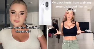 Women With Bigger Chest Are Now Calling Themselves 'AirPod-Shaped' In A Viral Trend