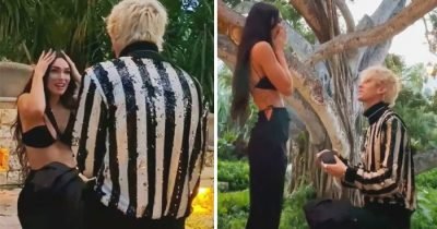 Megan Fox And Machine Gun Kelly Drank Each Other’s Blood And Got Engaged