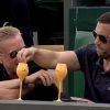 Two Wimbledon Fans Appeared On Live TV Dropping Mystery Item Into The Other’s Drink