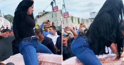 Woman Goes Viral For Twerking On Top Of A Coffin In Front Of Cheering Crowd