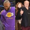 Jack Nicholson, 85, Exchanges Words & Hug With LeBron James In Rare Outing With His Son Ray To Watch The Lakers